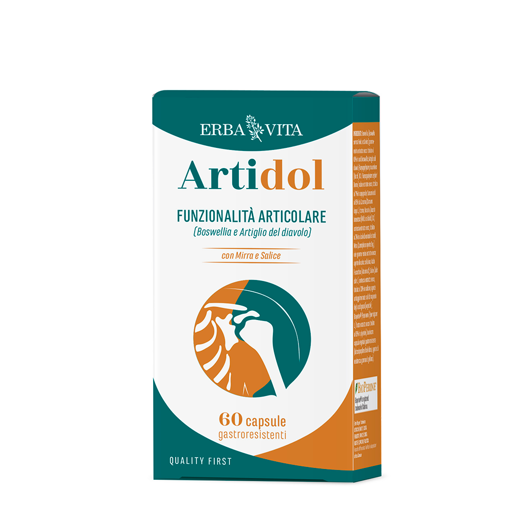 Confezione Artidol Erba Vita da 60 capsule gastroresistenti
