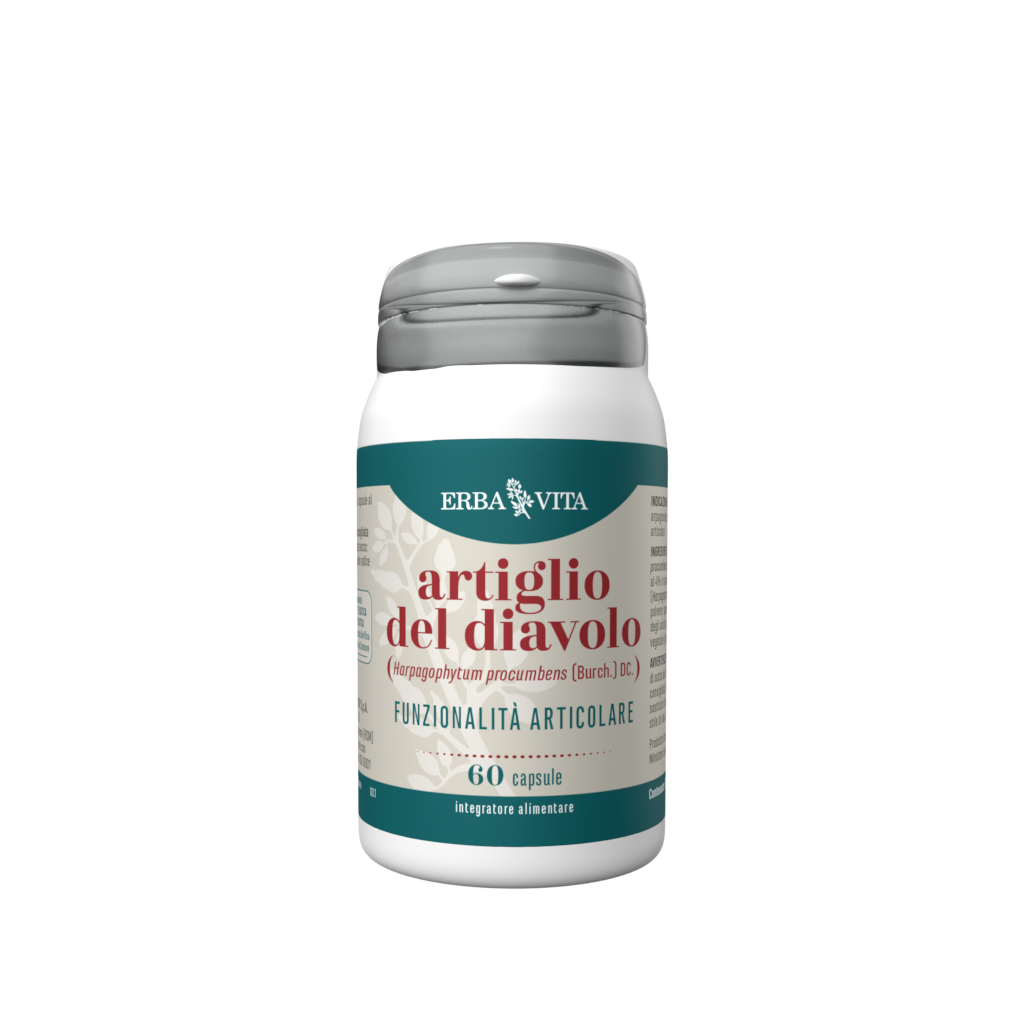 Confezione Artiglio del Diavolo Erba Vita, 60 capsule