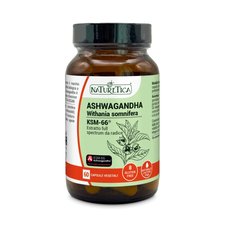 Ashwagandha KSM-66 Naturetica, 60 capsule vegetali