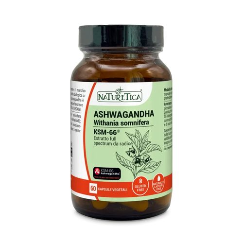 Ashwagandha KSM-66 Naturetica, 60 capsule vegetali