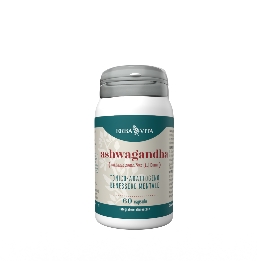 Confezione Ashwagandha Erba Vita, 60 capsule
