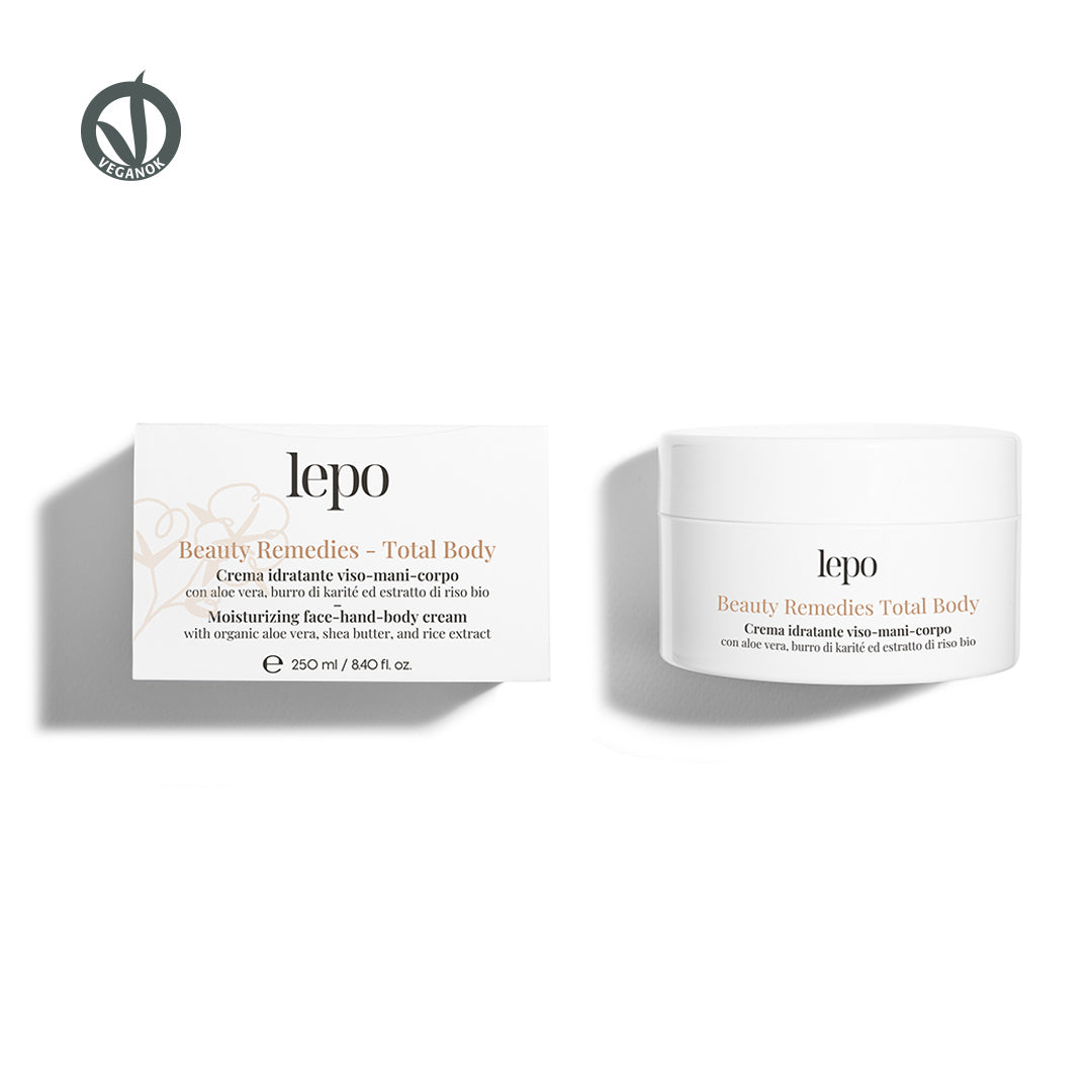 Lepo Beauty Remedies Total Body – Crema idratante viso, mani e corpo 250 ml