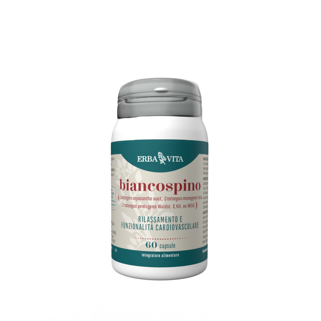Biancospino Erba Vita, integratore alimentare da 60 capsule
