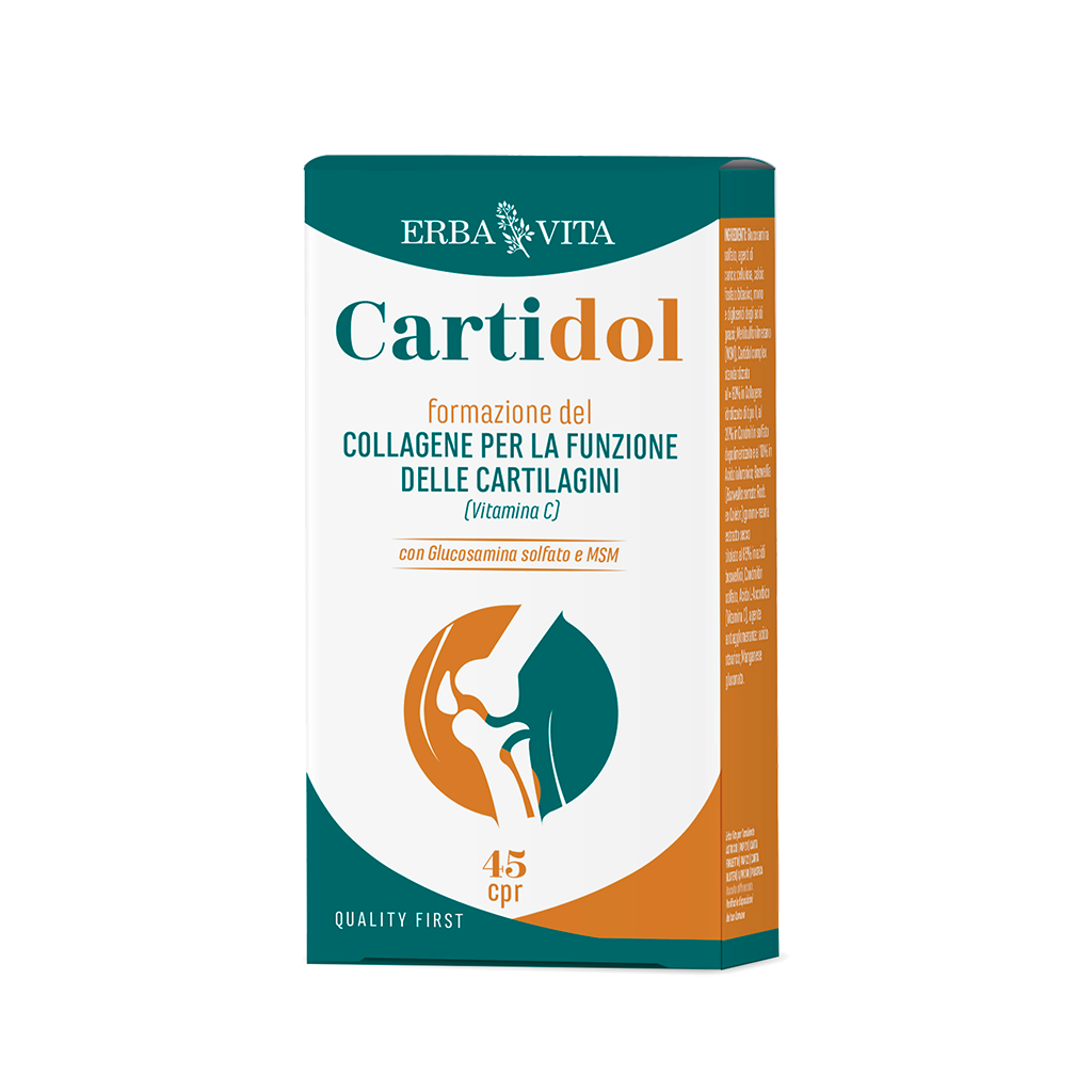 Confezione Cartidol Erba Vita da 45 compresse