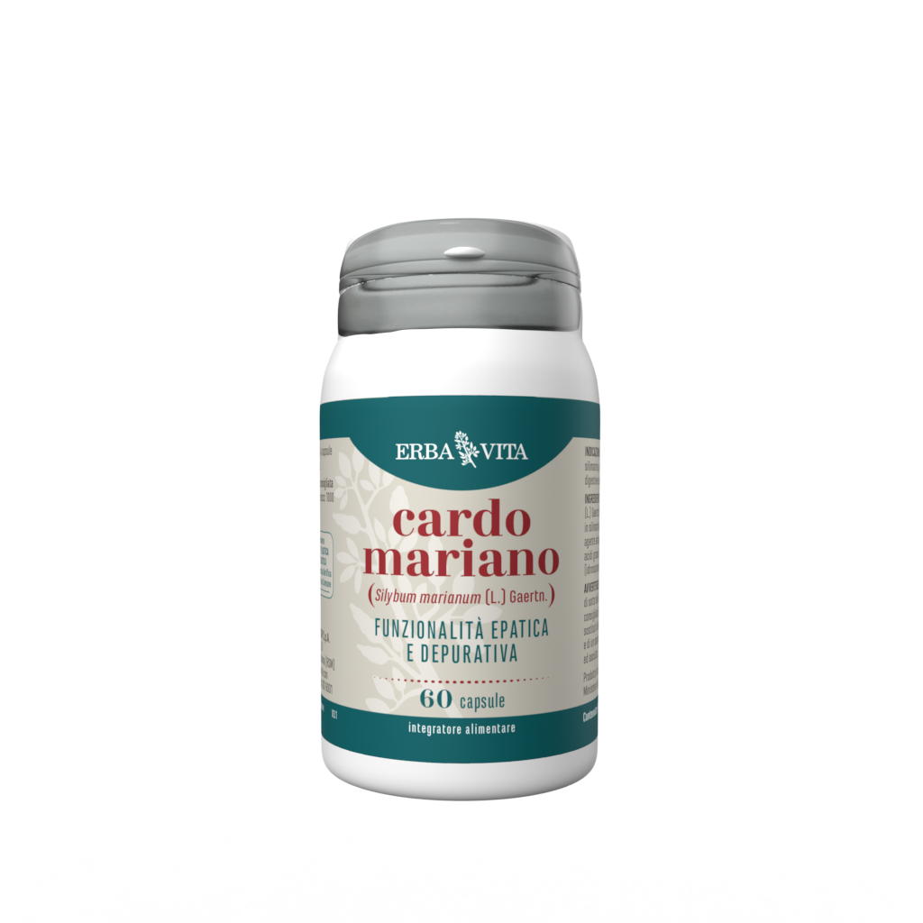 Confezione Cardo Mariano Erba Vita, 60 capsule