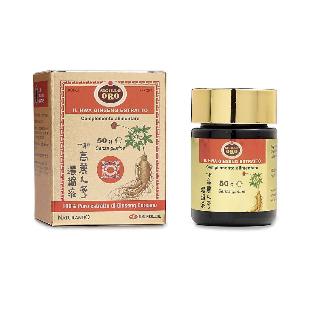 Confezione Ginseng Sigillo Oro, estratto di ginseng 20 g