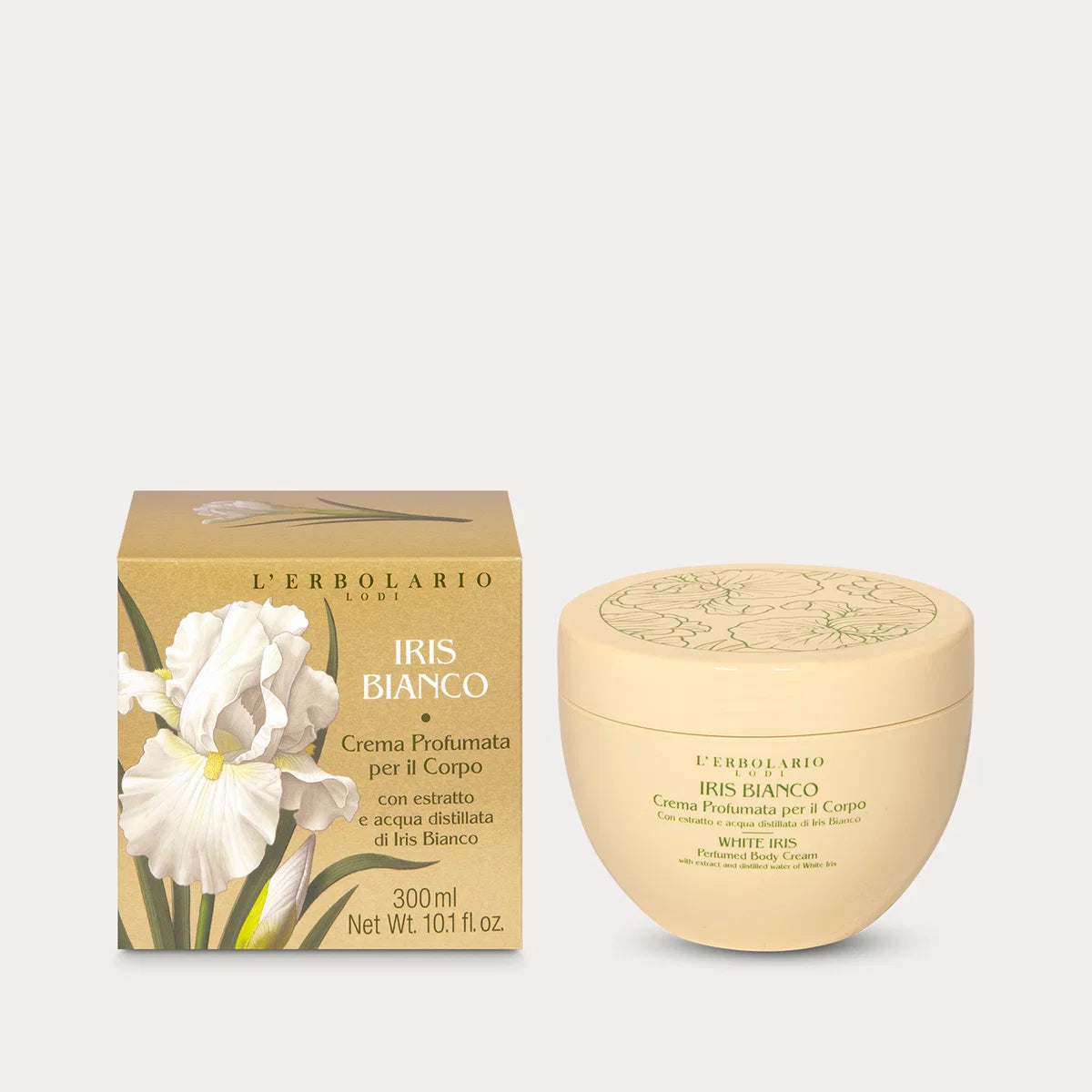 Crema Profumata per il Corpo Iris Bianco – 300 ml