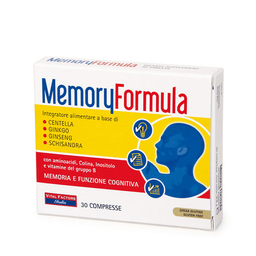 Confezione Memory Formula Vital Factors da 30 compresse